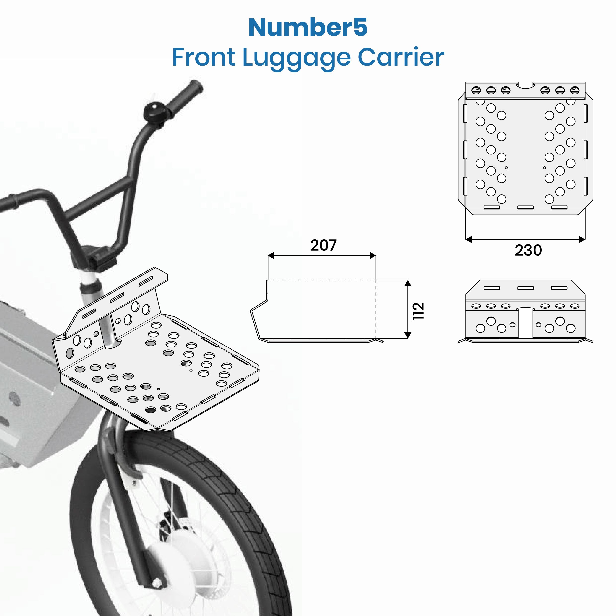 Front luggage carrier
